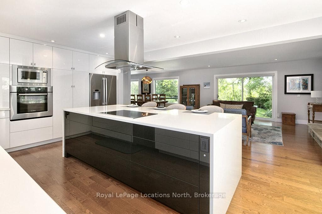 Kitchen Opens To Conversation Room