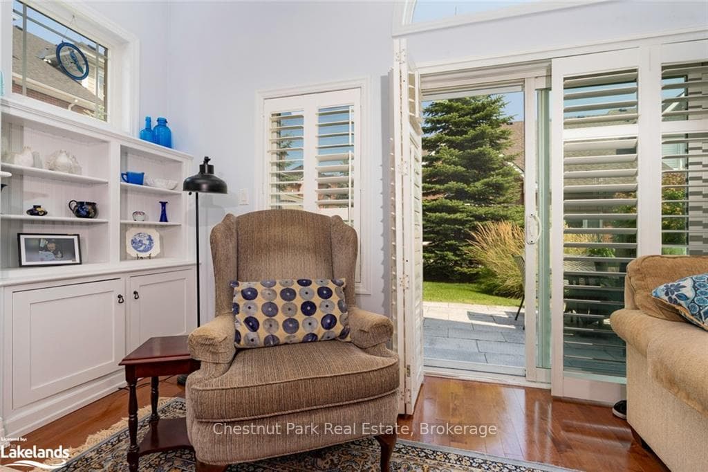 Family Room with walk-out to back spacious patio