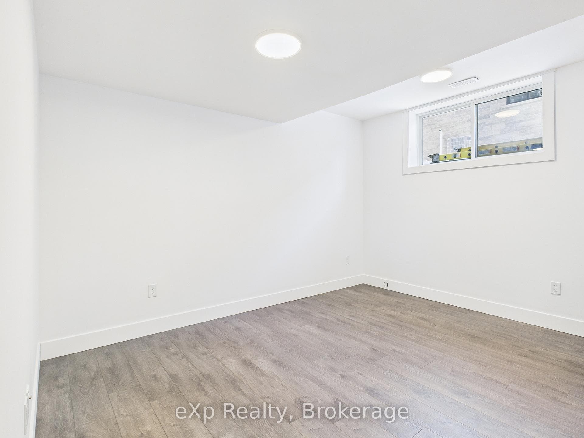1 of two basement bedrooms