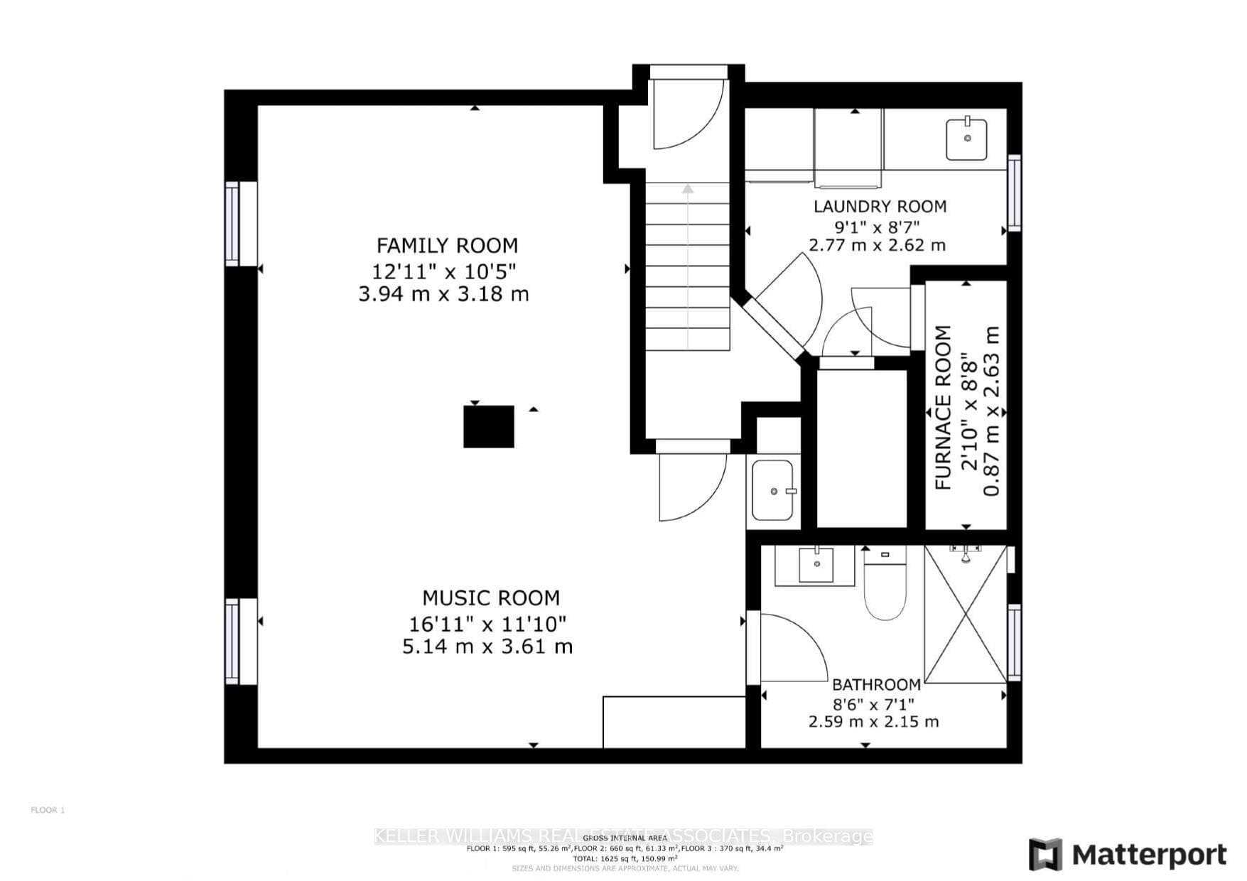 FULLY FINISHED BASEMENT