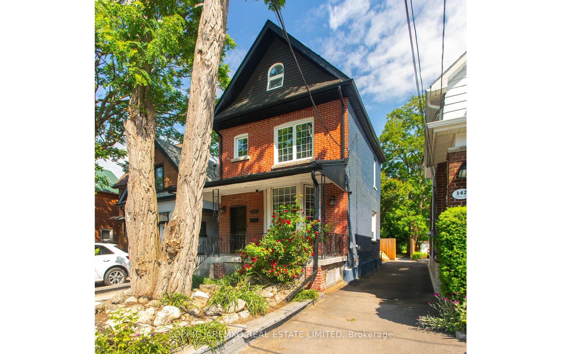 Shared drive-two car parking + HOT TUB in the back