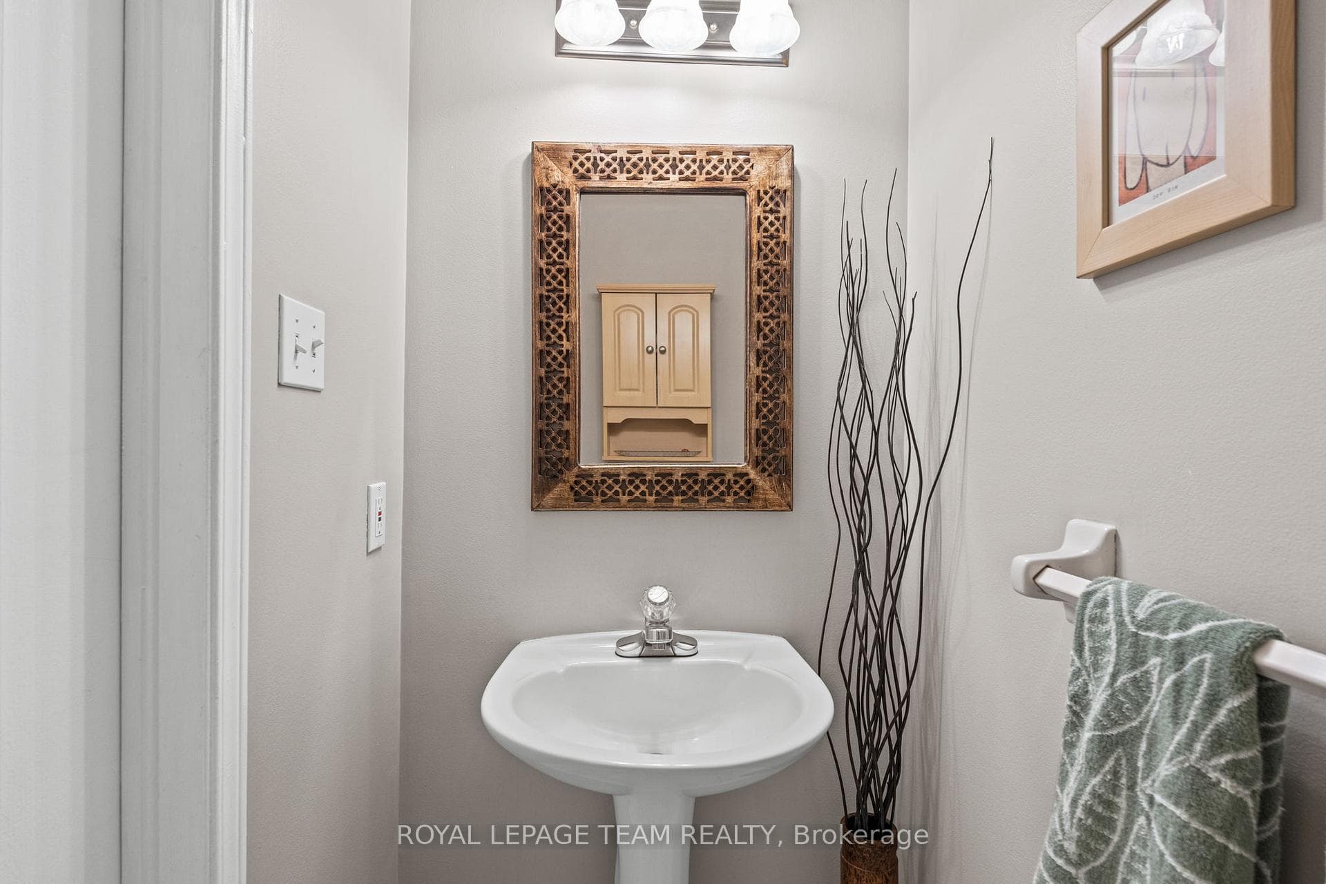 2 piece powder room on main