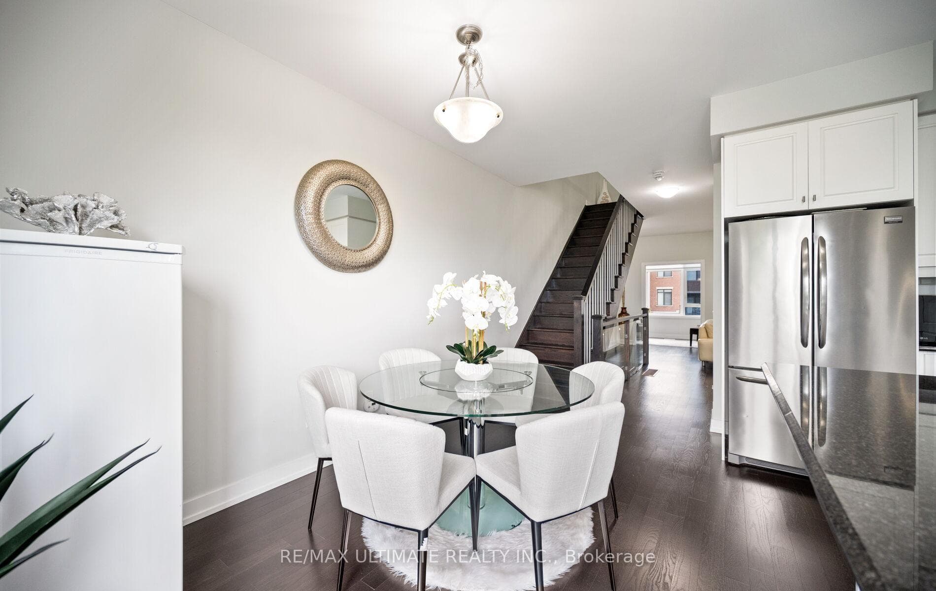 Spacious dining area