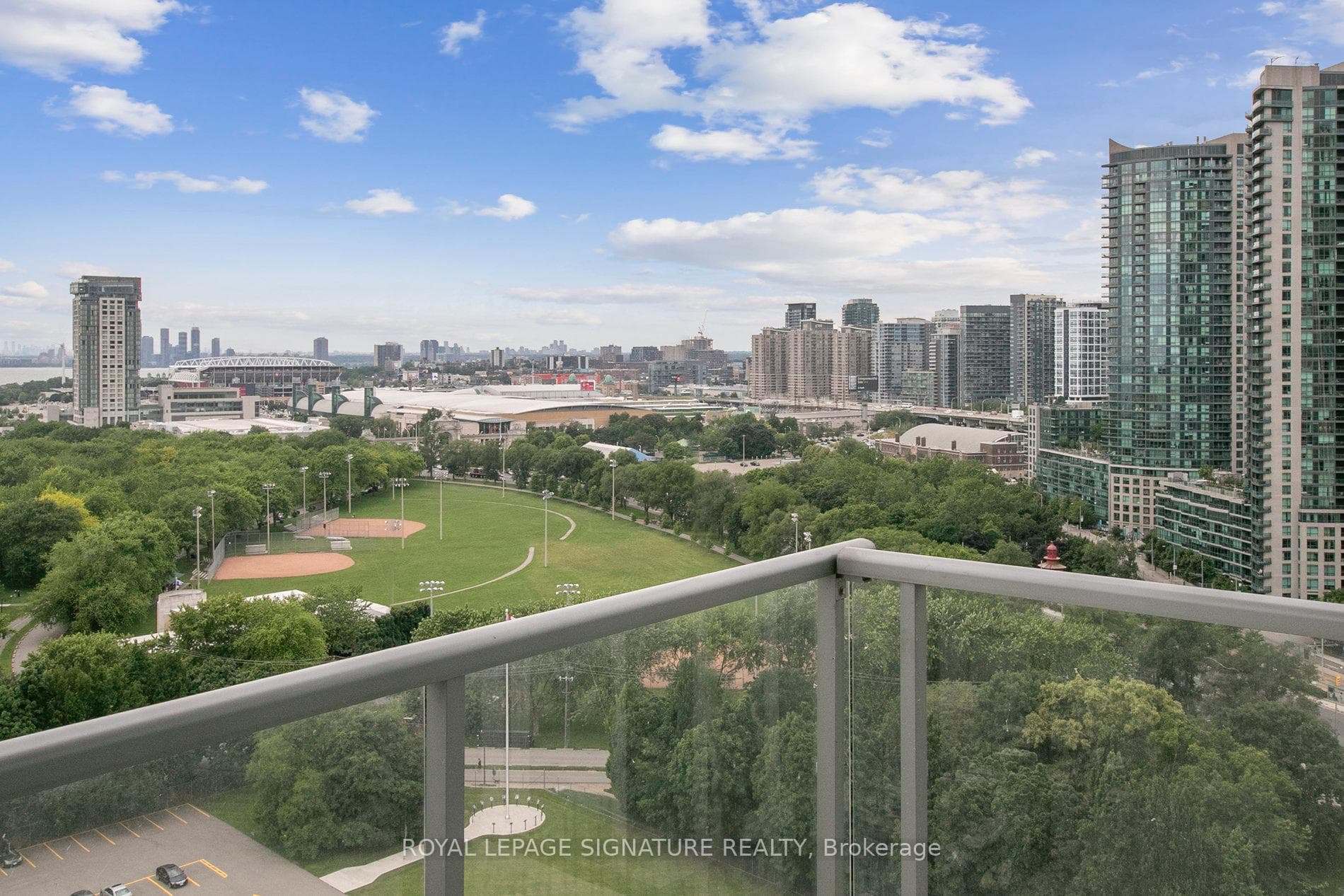 WEST VIEW OVER CORONATION PARK & THE CNE