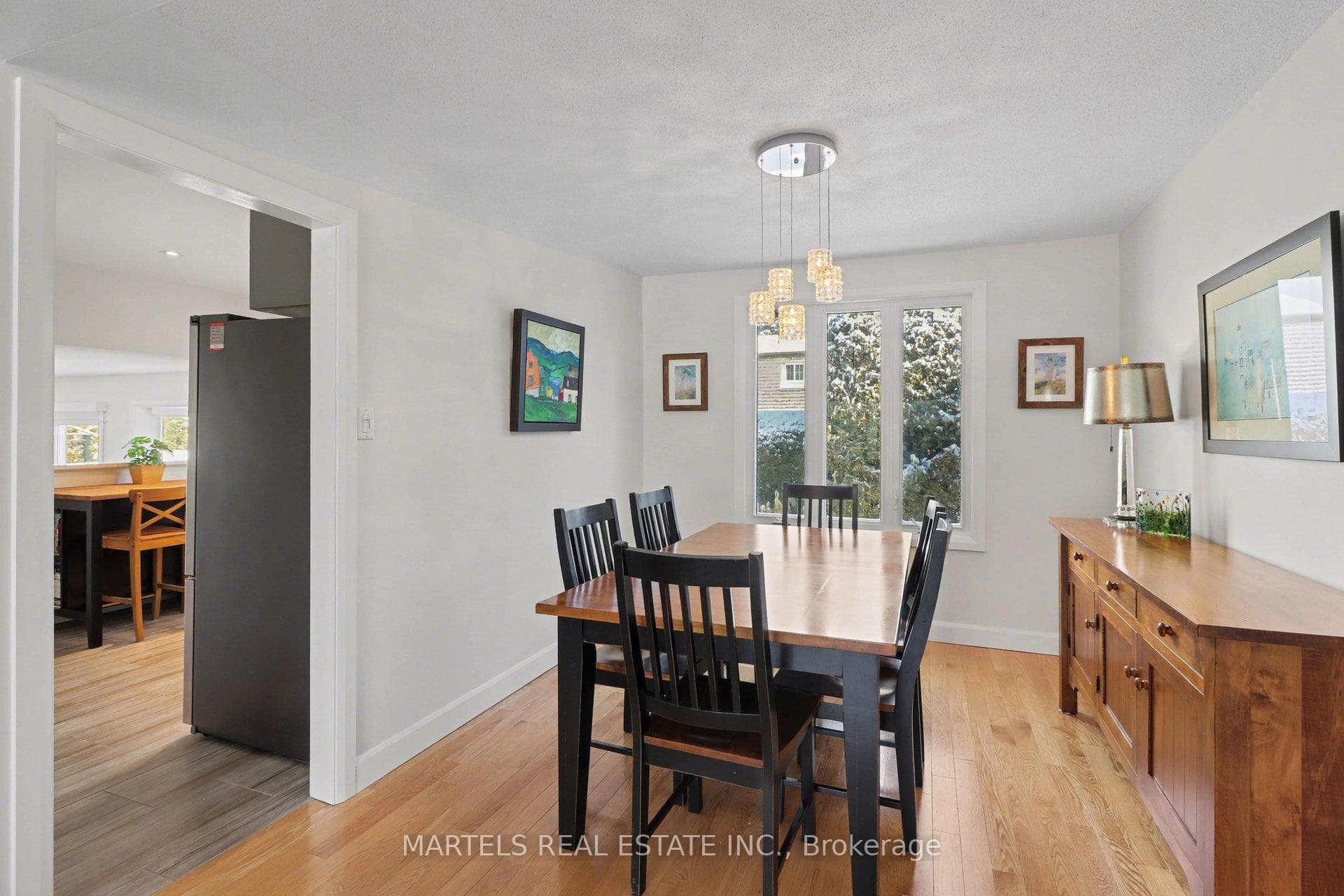 Spacious dining room