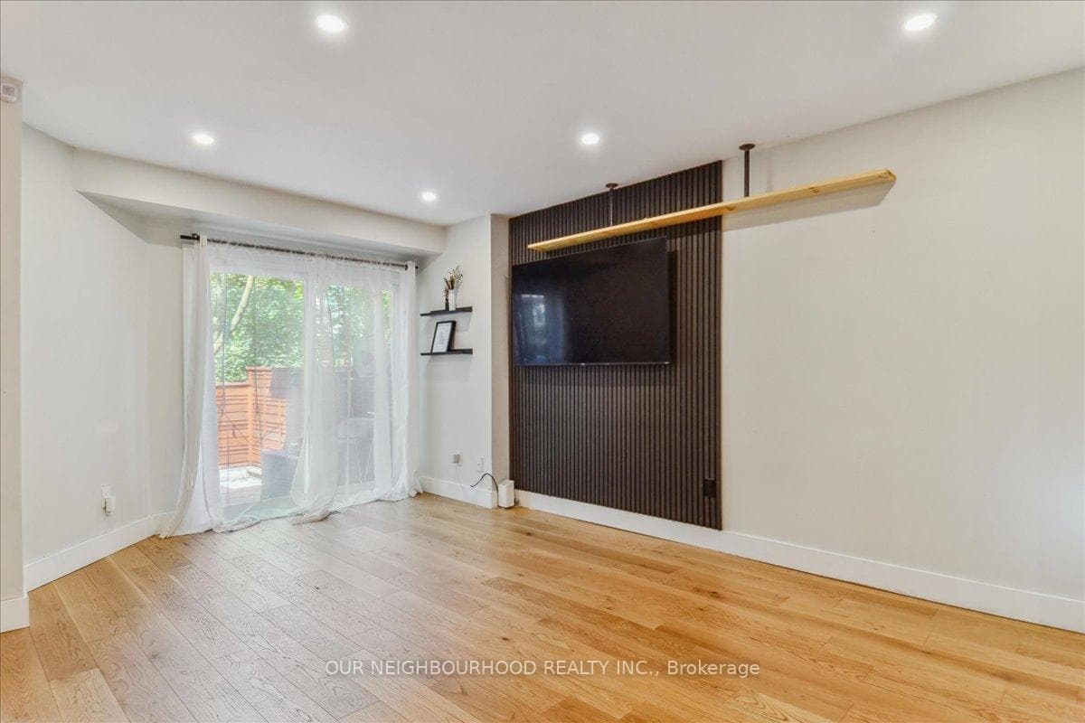 Living Room with Patio Access