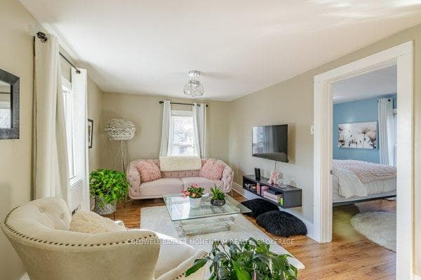 Upper unit living room
