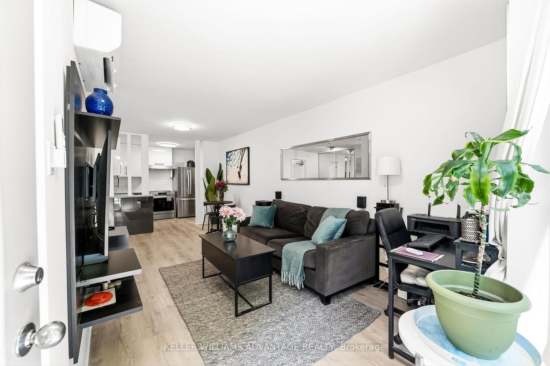 Entrance into condo townhome