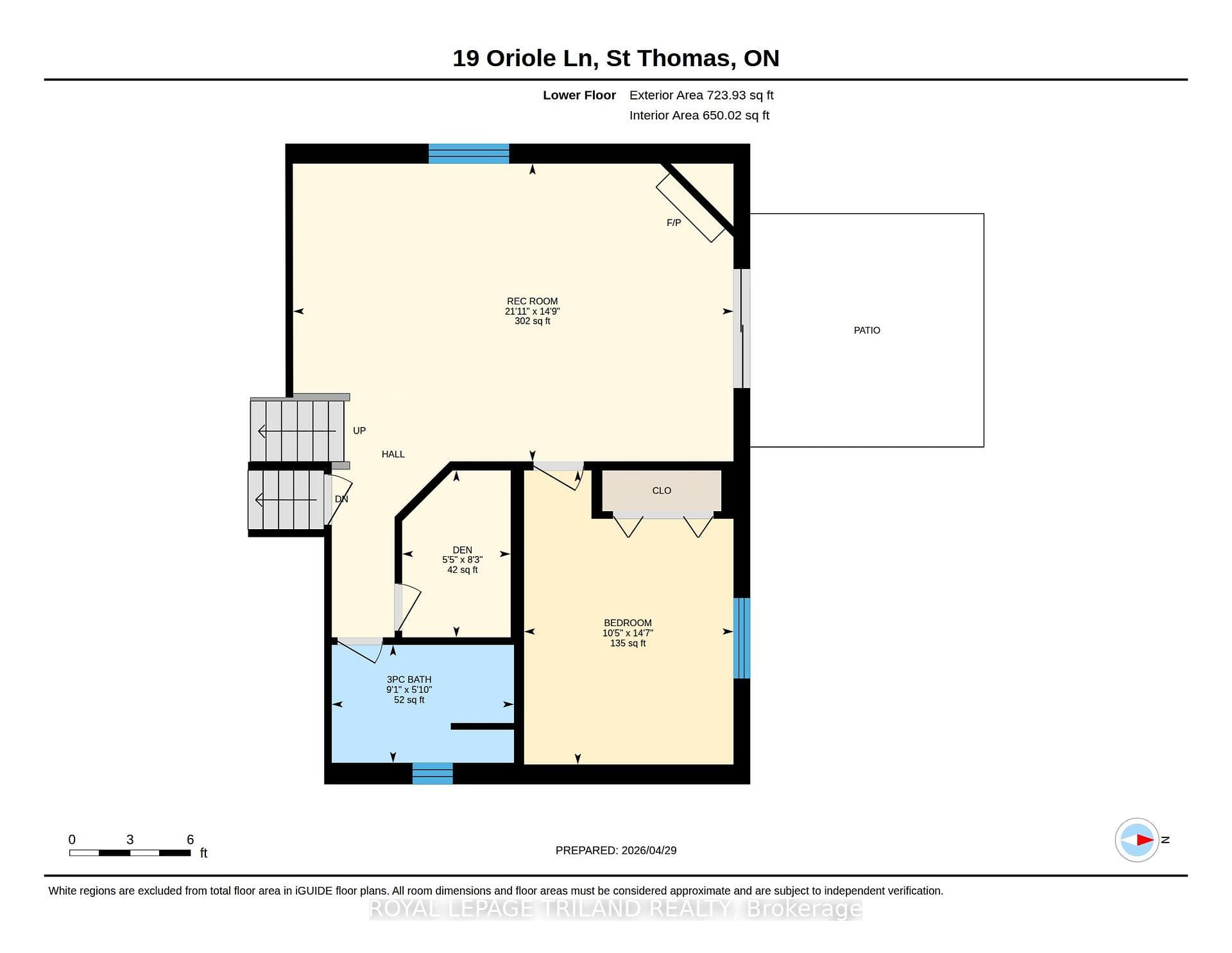 19 ORIOLE LANE, ST. THOMAS - FLOOPLAN LOWER