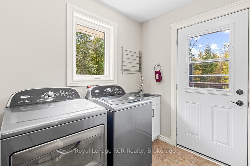 Main floor laundry area.