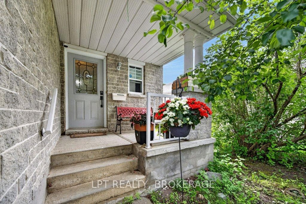 Inviting front porch