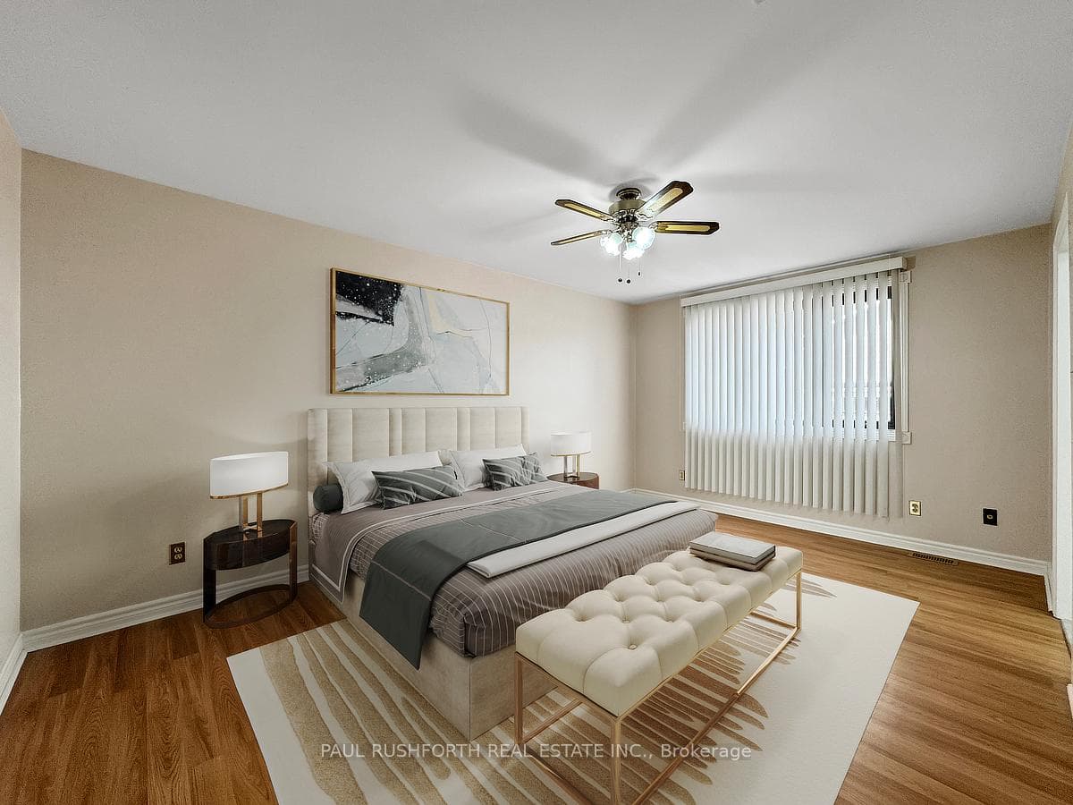 Virtually Staged- Upper Primary Bedroom