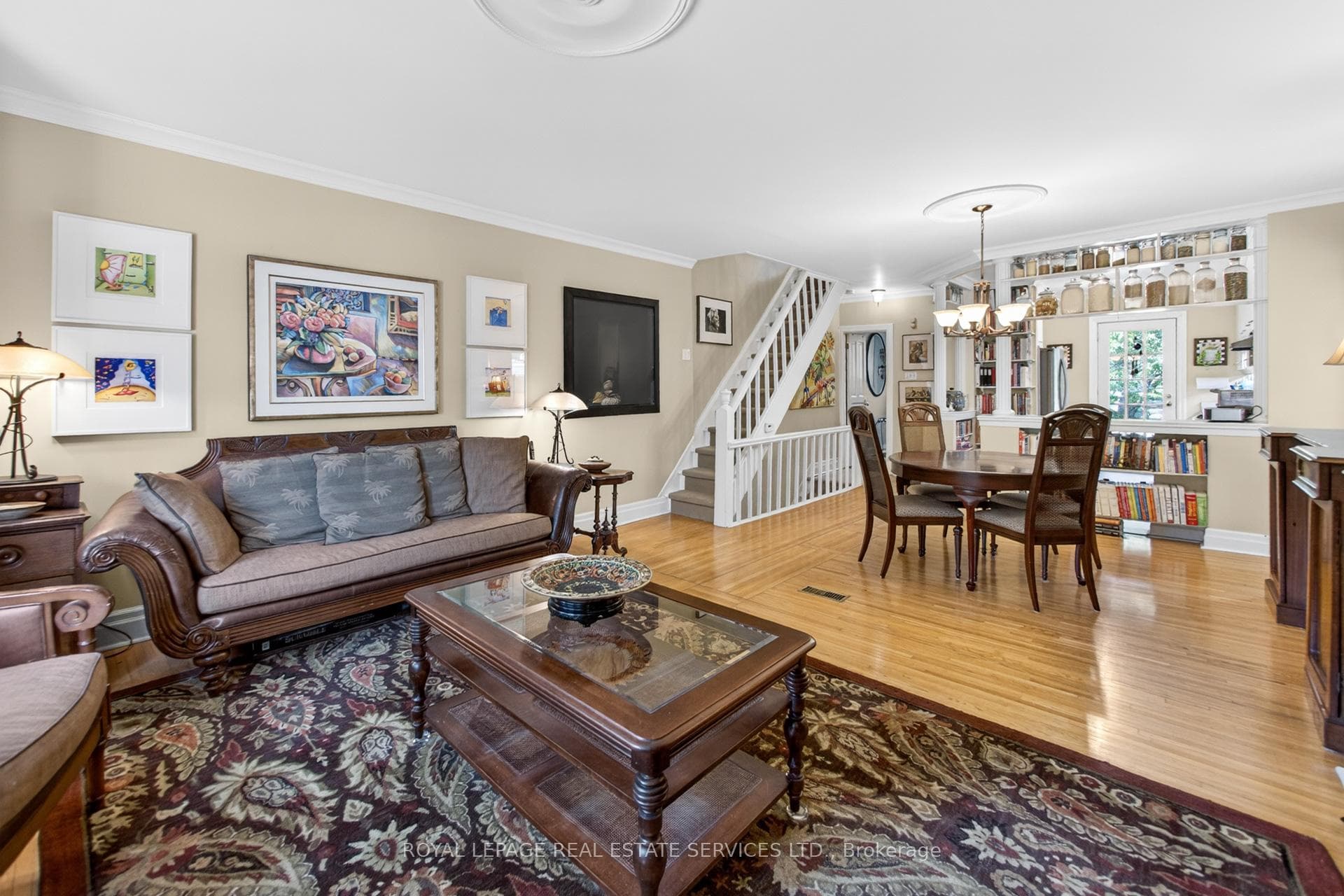 Second Flr Living Room Facing Dining Room&Kitchen