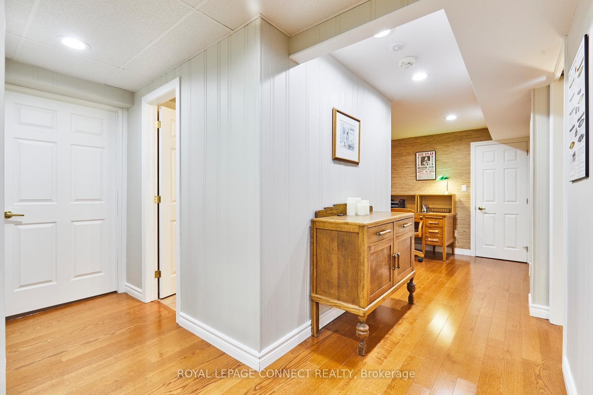 Hall Leads to Bathroom & Furnace Room