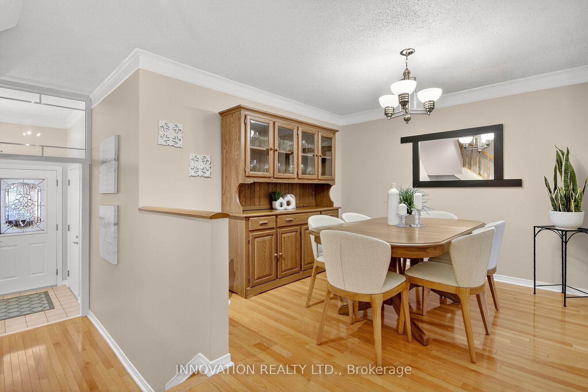 Enjoy entertaining with easy access to the kitchen