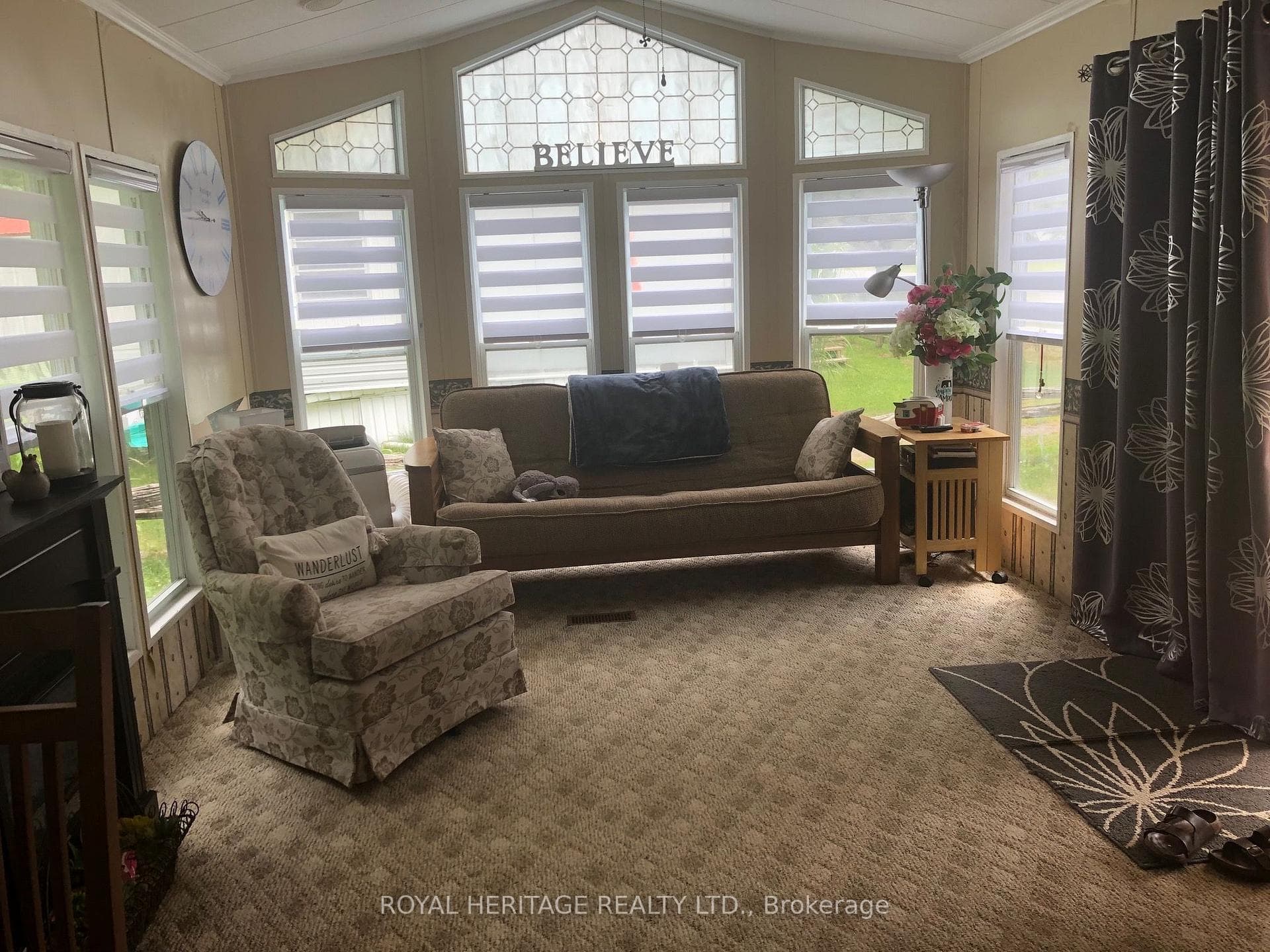 **Living Rm Walks Out To Newer Composite Sundeck**