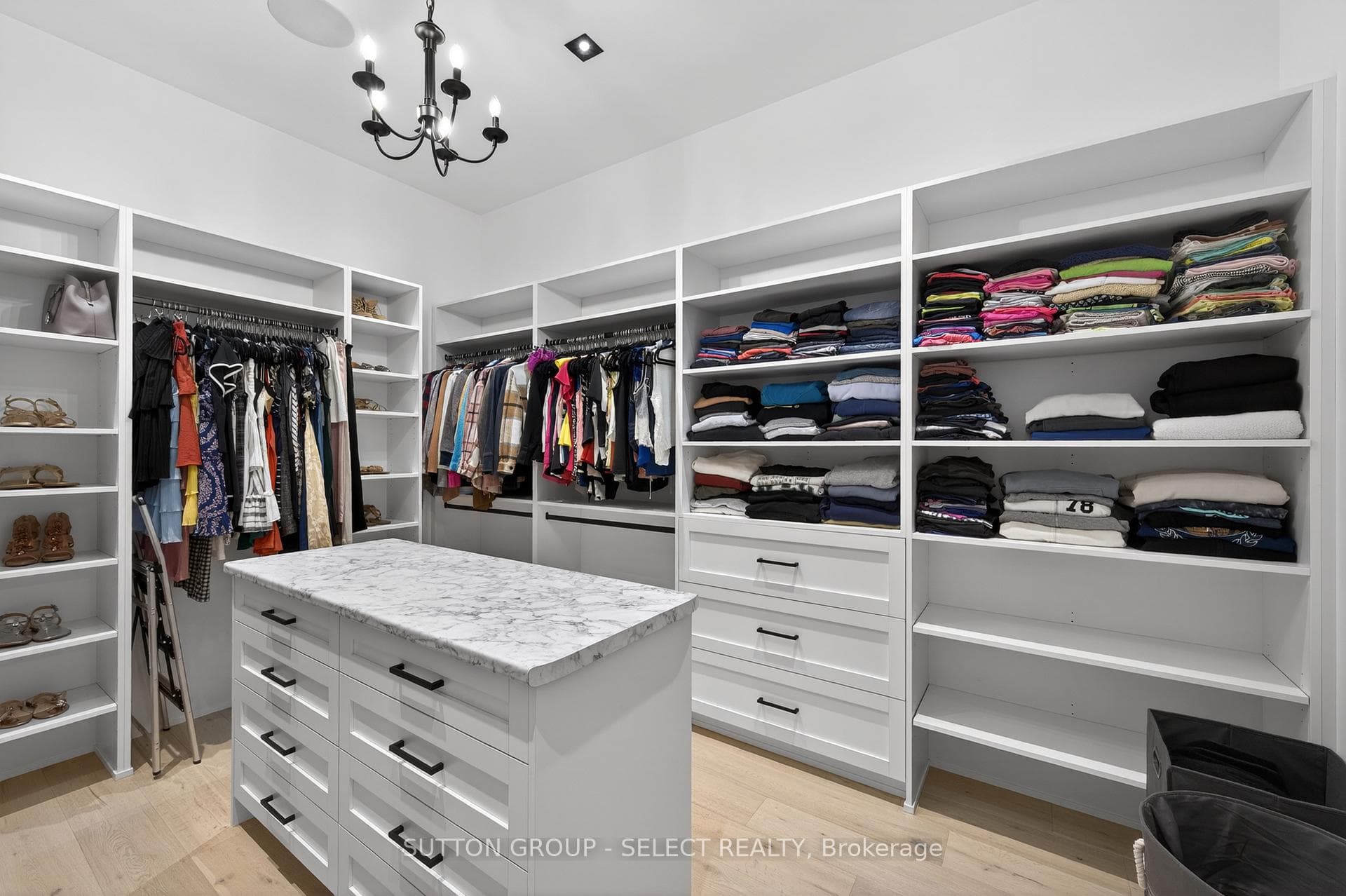 Primary closet