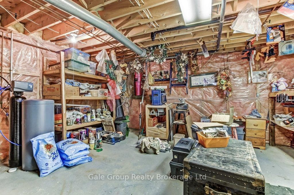 Basement utility/storage room