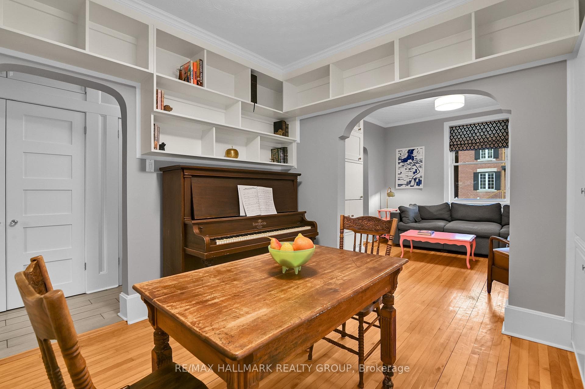 Dining Room with view to Living Room