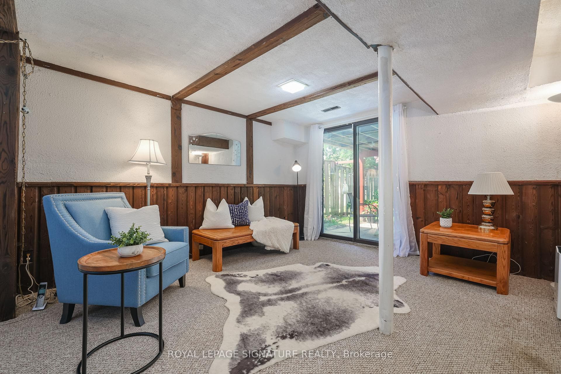 Lower level with walkout to backyard