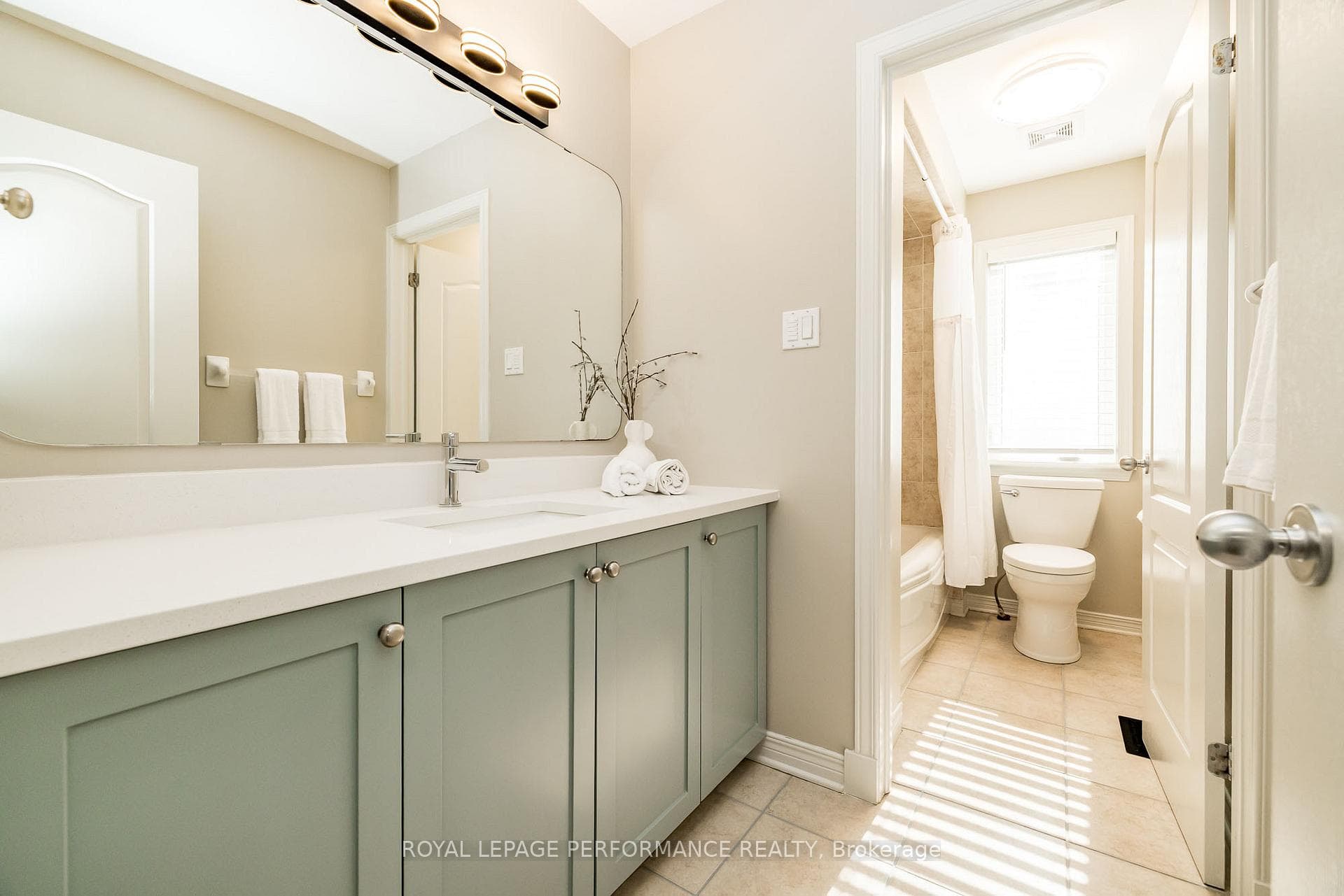 Second level bathroom