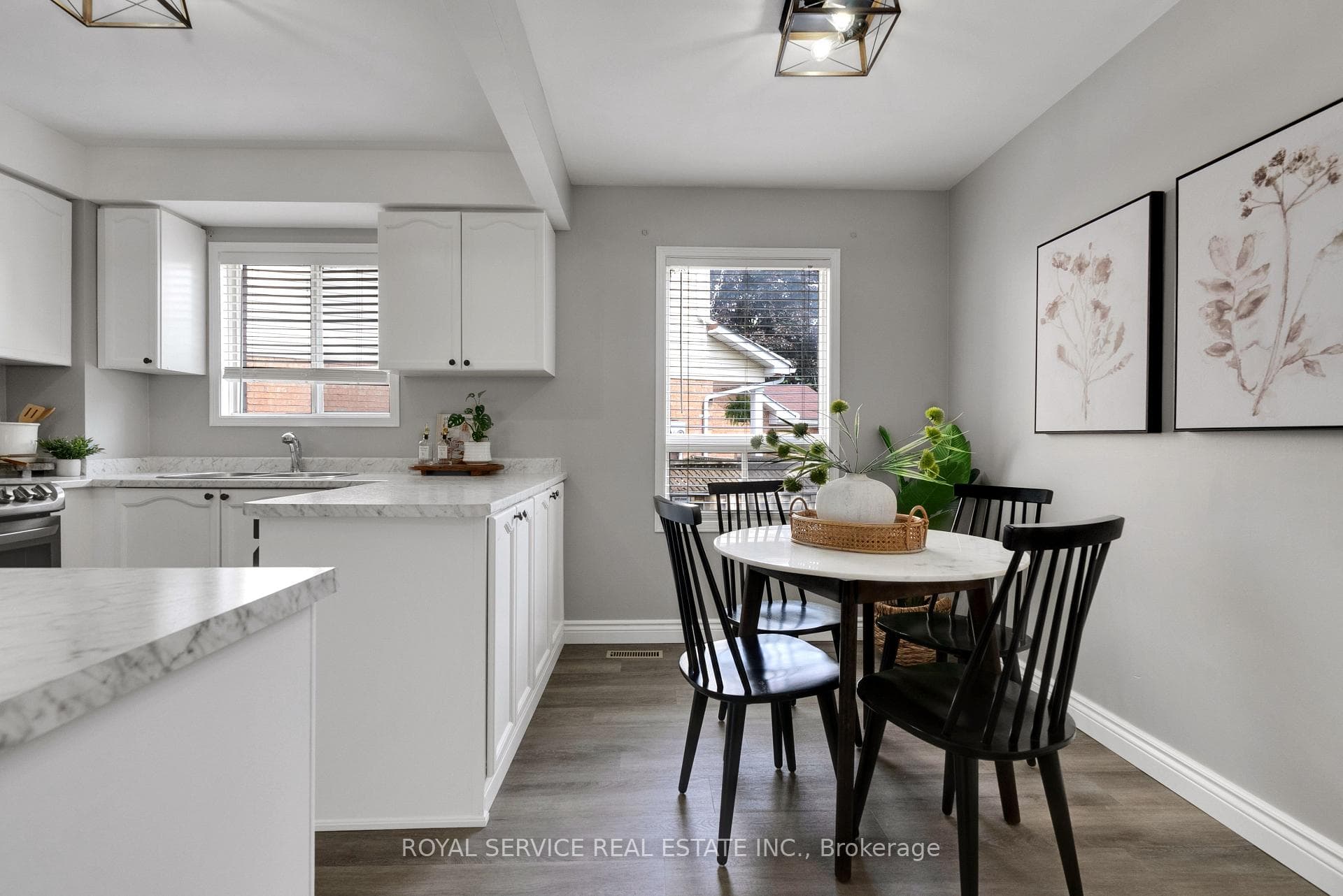 Bright White Kitchen