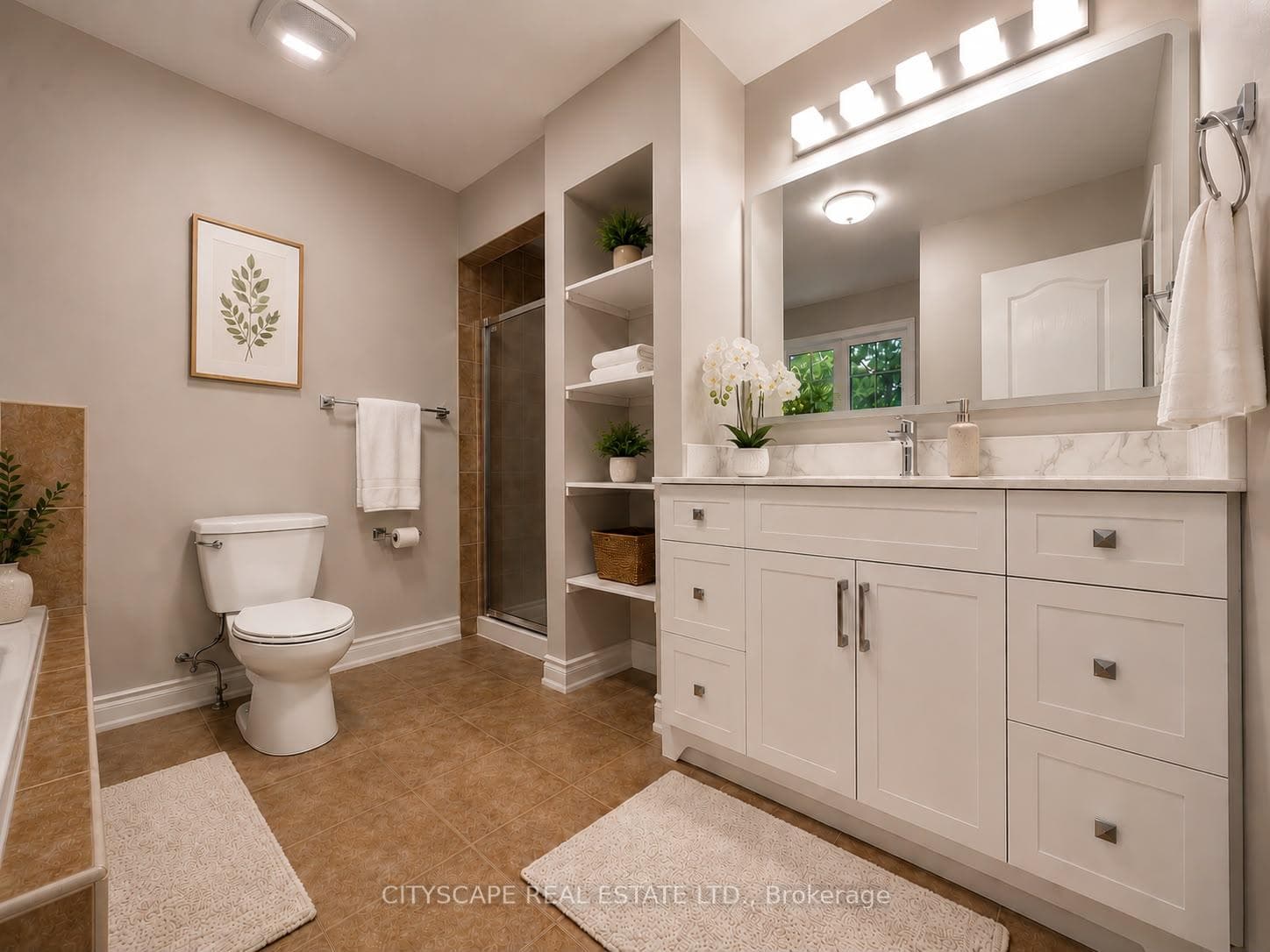 virtual staging master washroom