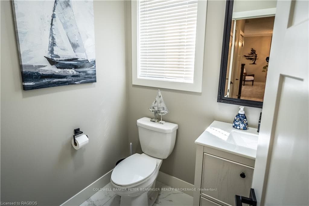 Main floor powder room