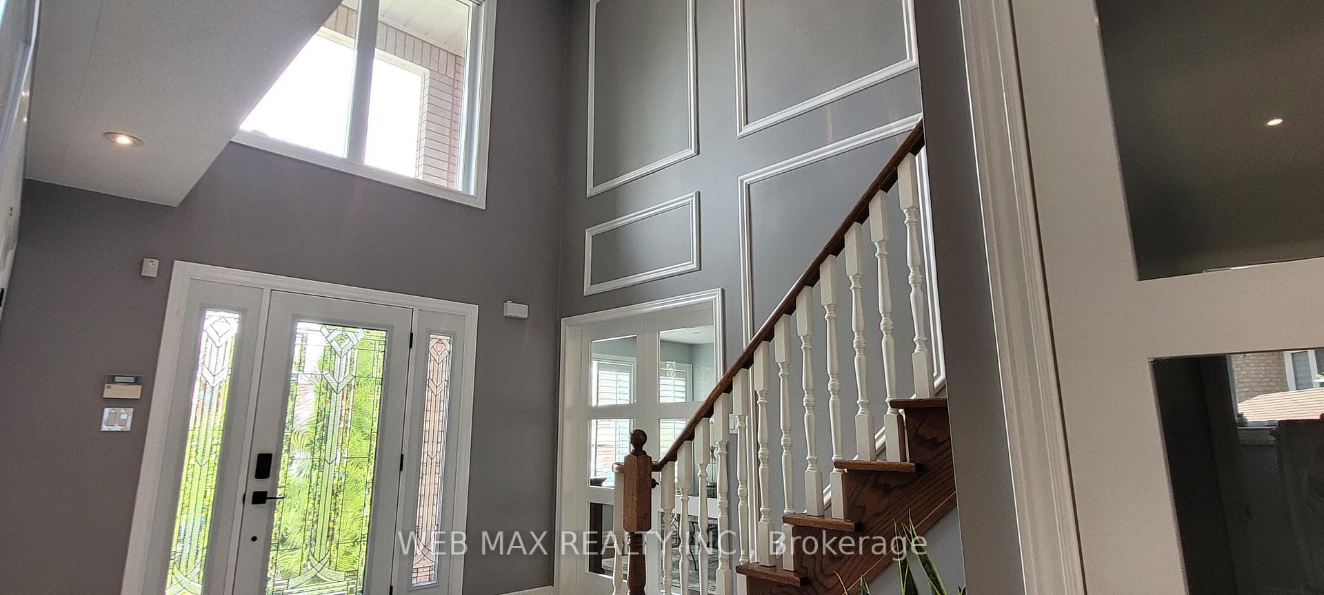 new double door entry to living room