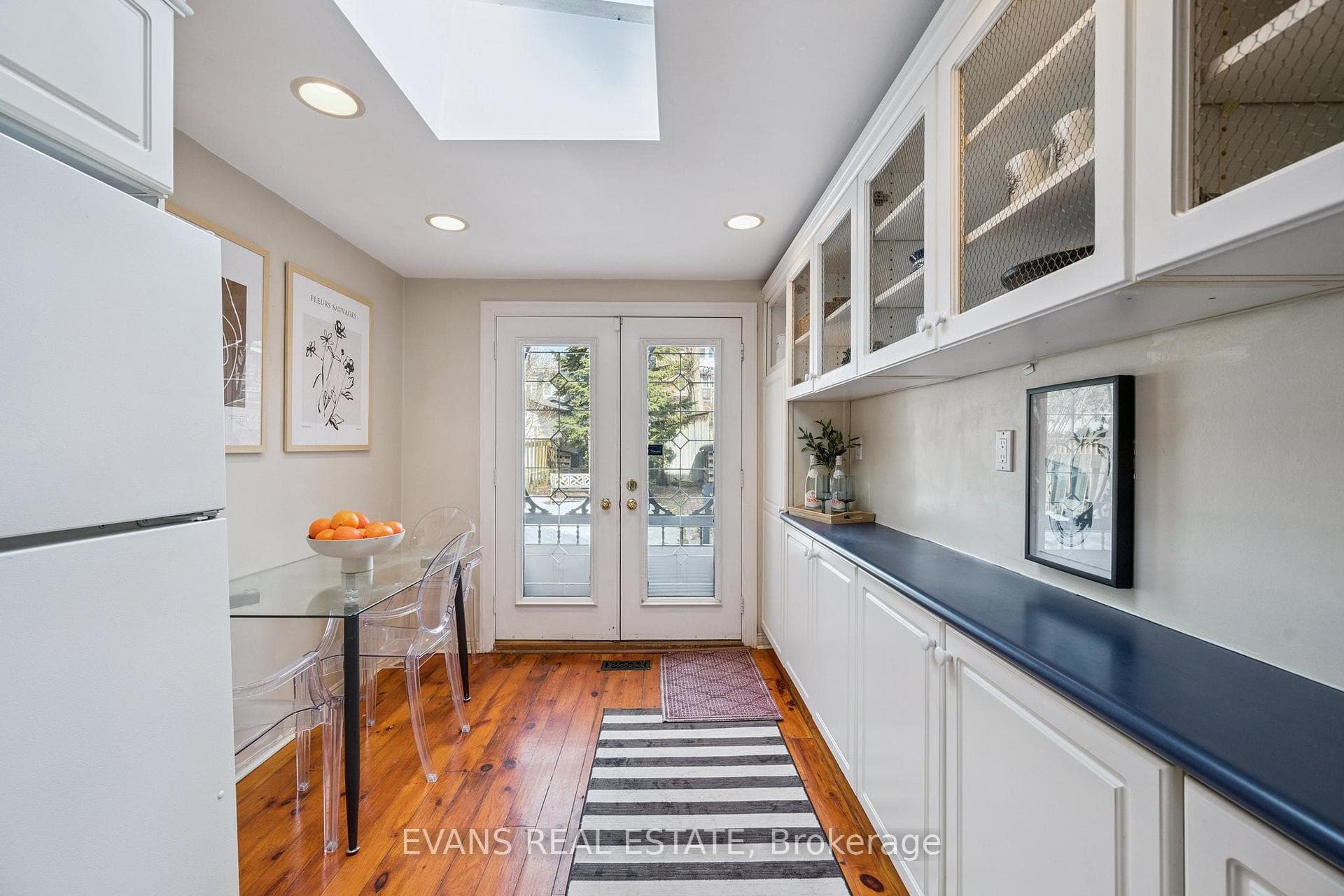 46 Alcina Ave Kitchen with Walk-out to Deck