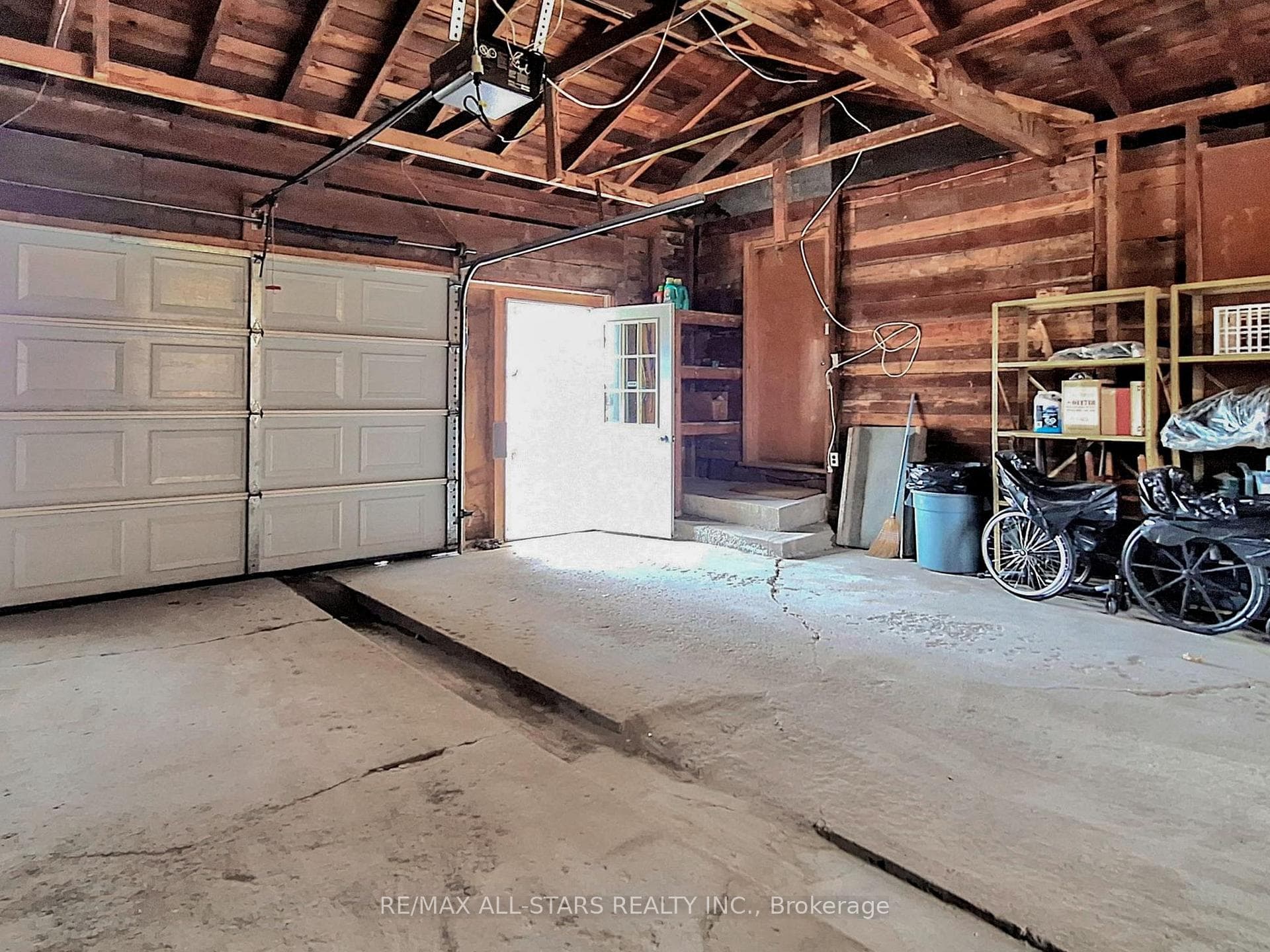 Attached garage with house access