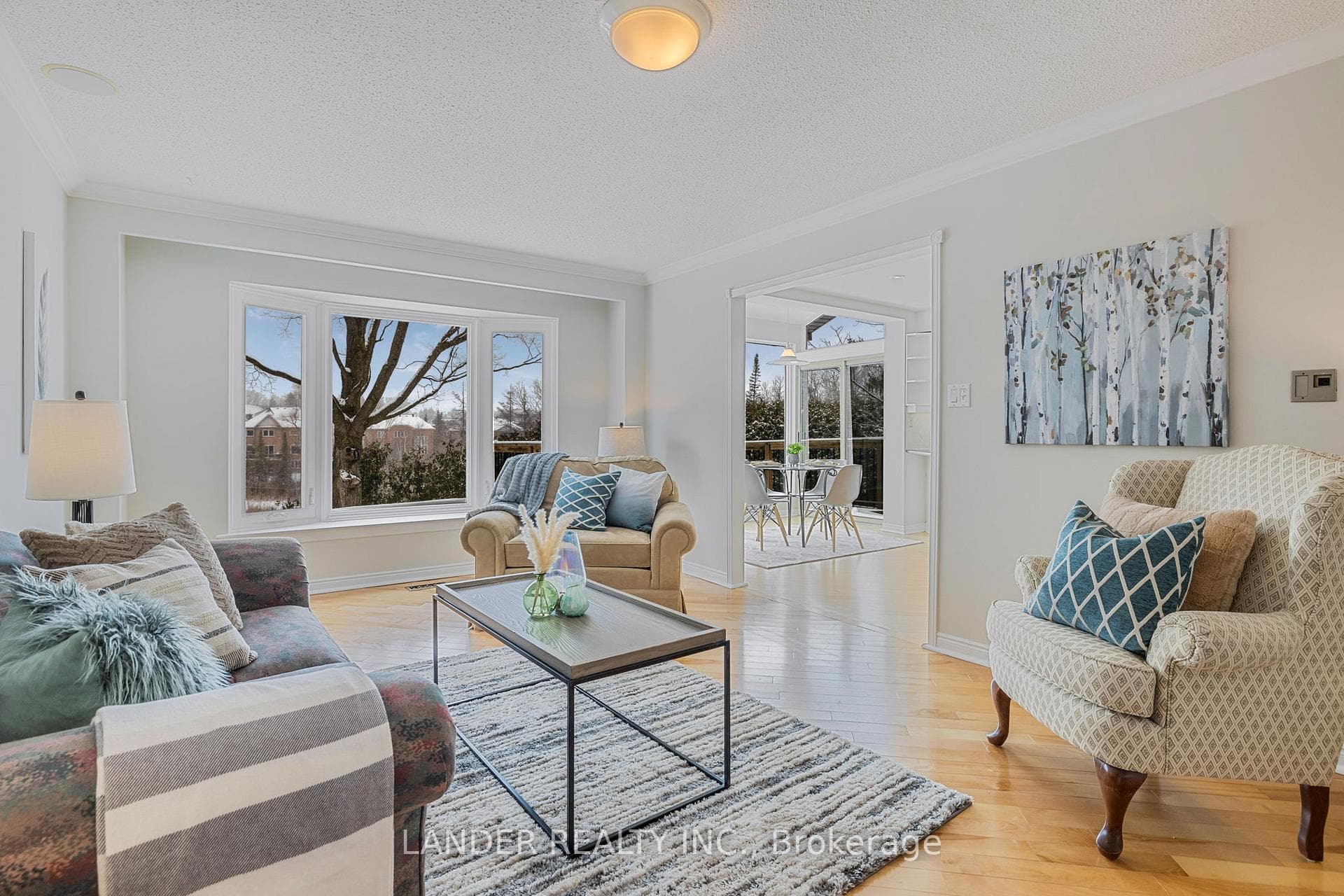 Family Room with Views of the Backyard
