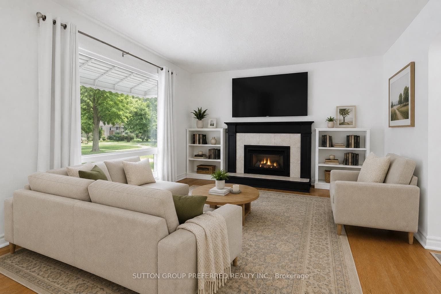Living Room - Virtually Staged
