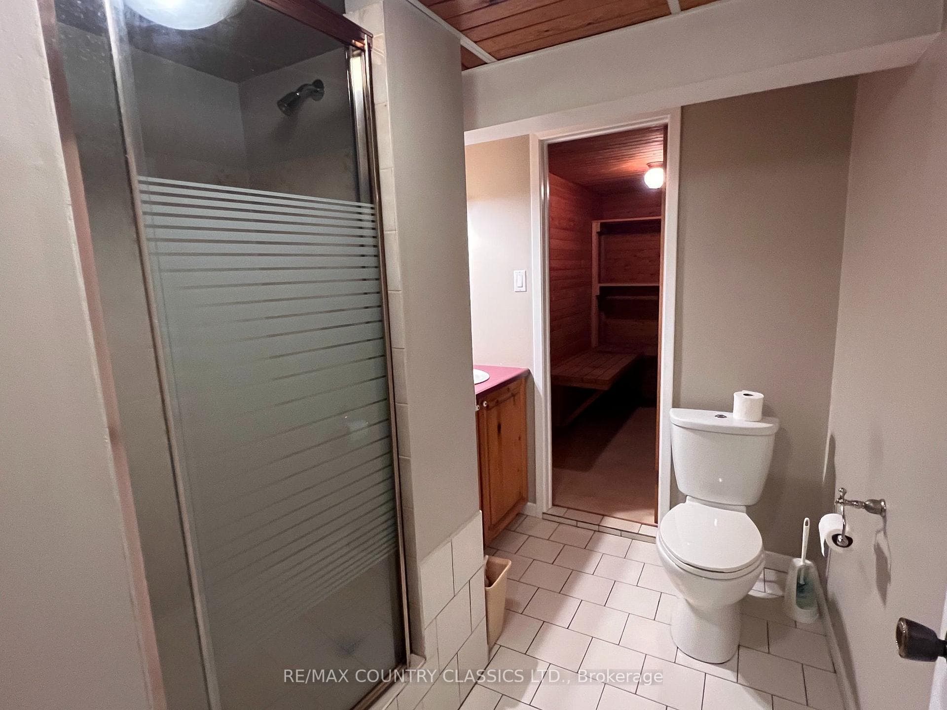3 PIECE BATHROOM ON LOWER LEVEL