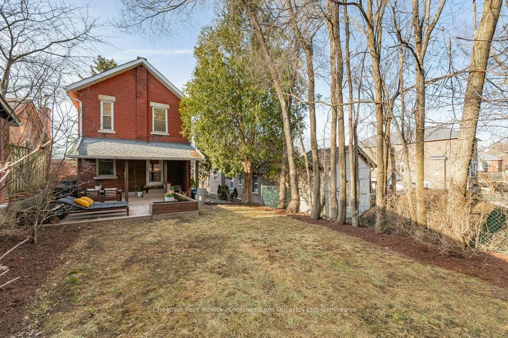 Large private yard