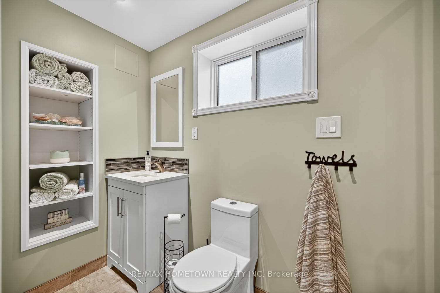 lower level 3 piece bathroom