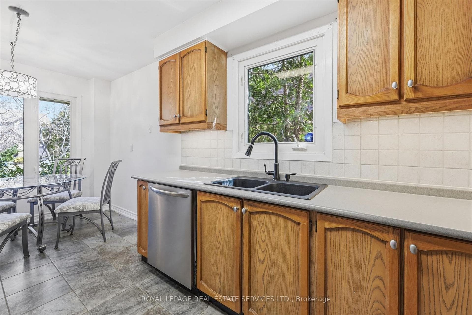 Well-Appointed Kitchen is Open to Breakfast Area