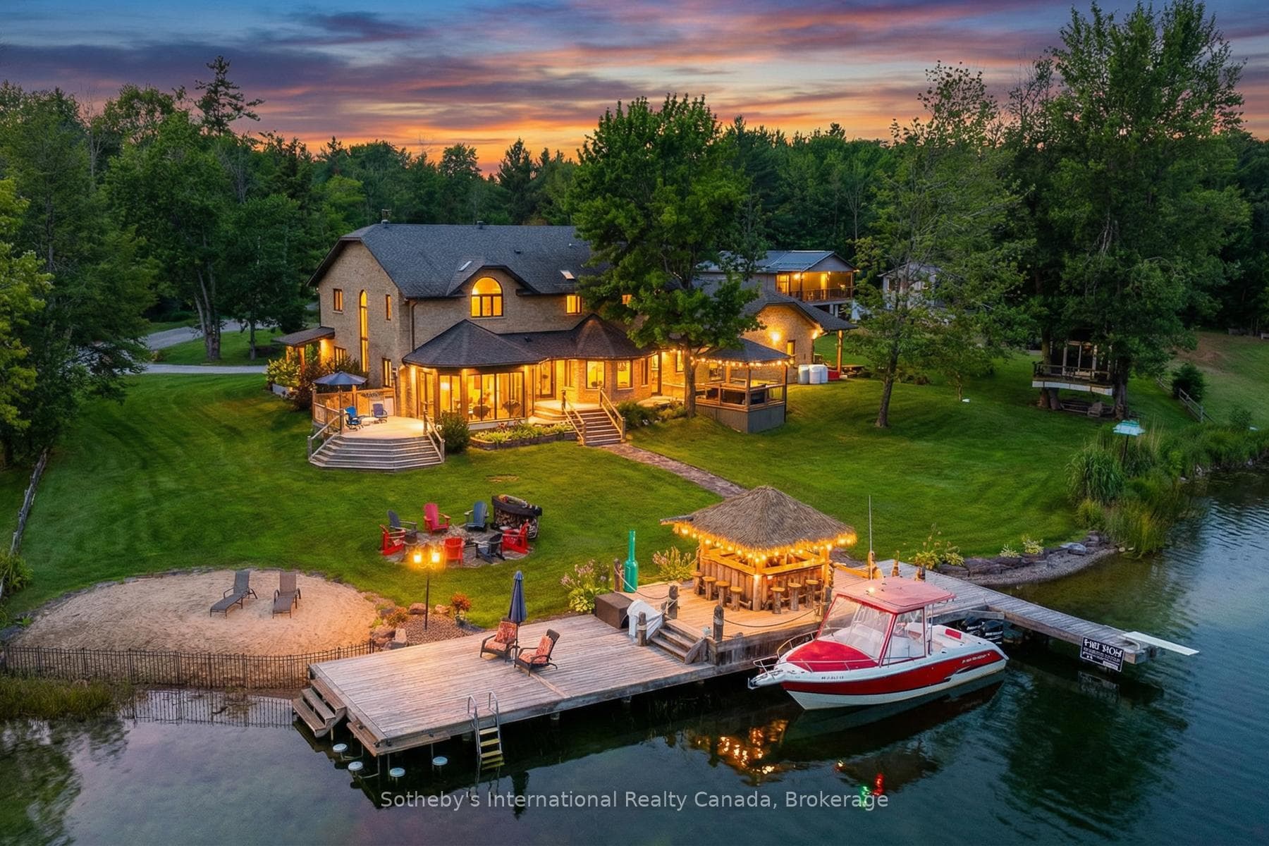 Level Waterfront with Evening Light
