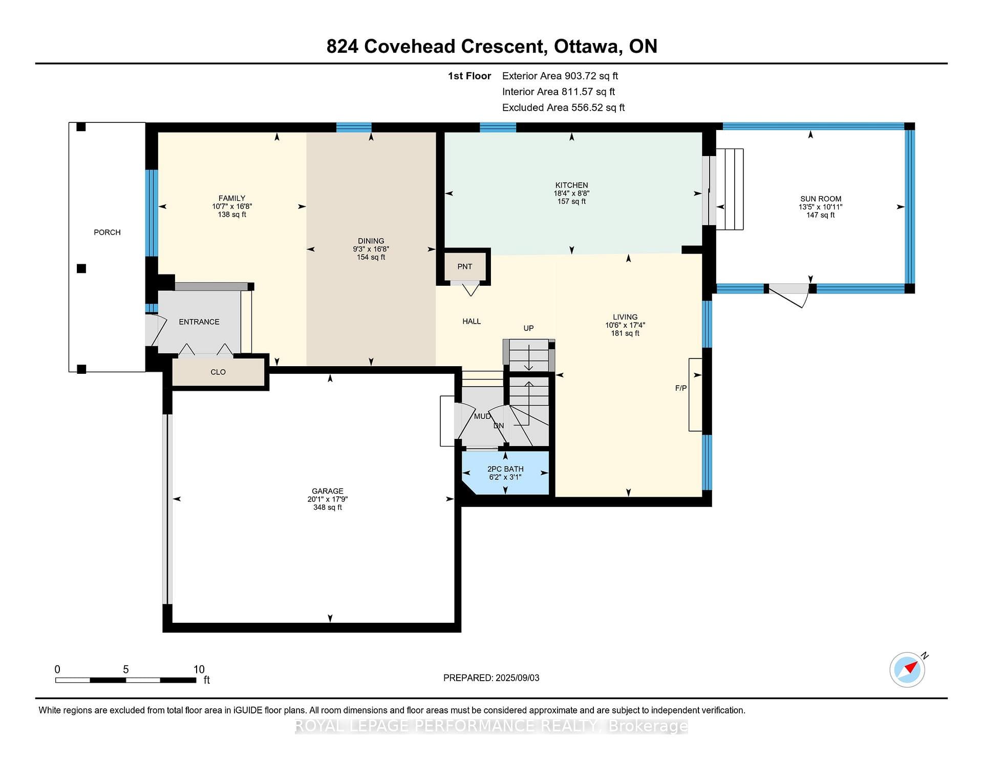 Floor plan Main Level