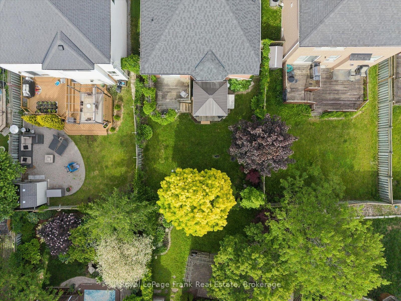 Aerial of Backyard