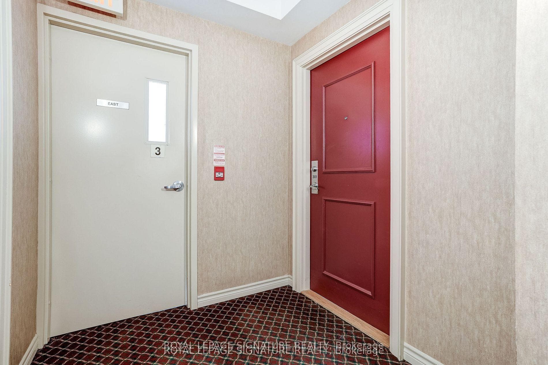 Entrance to Unit