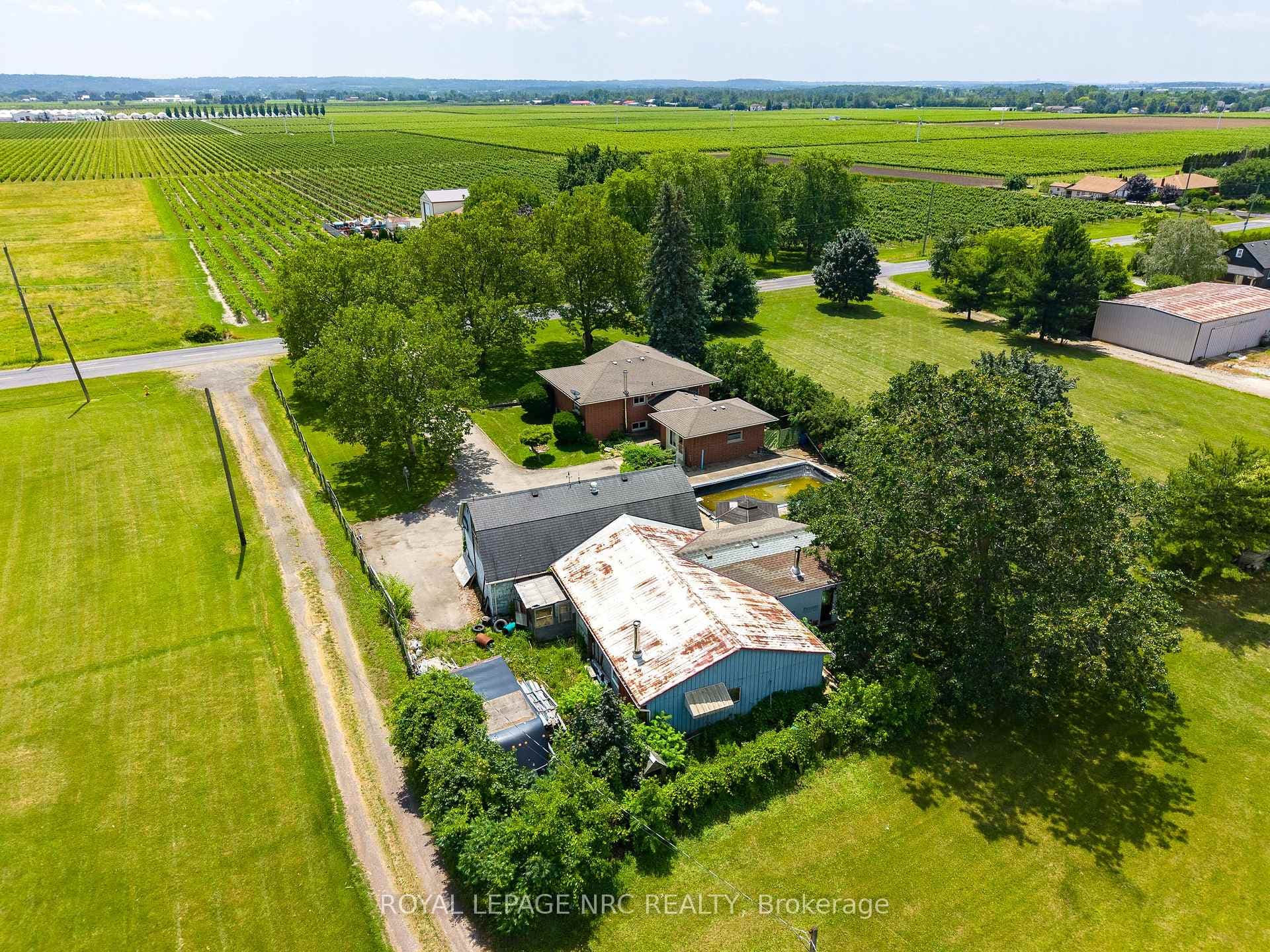 Bird's-eye view of the whole property