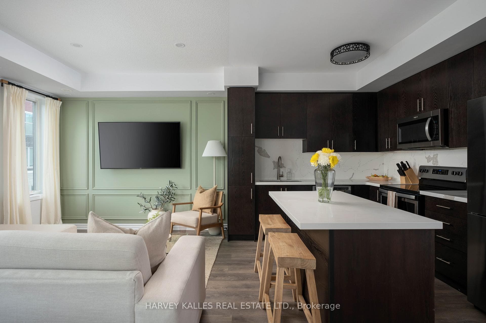 Kitchen & Living Room