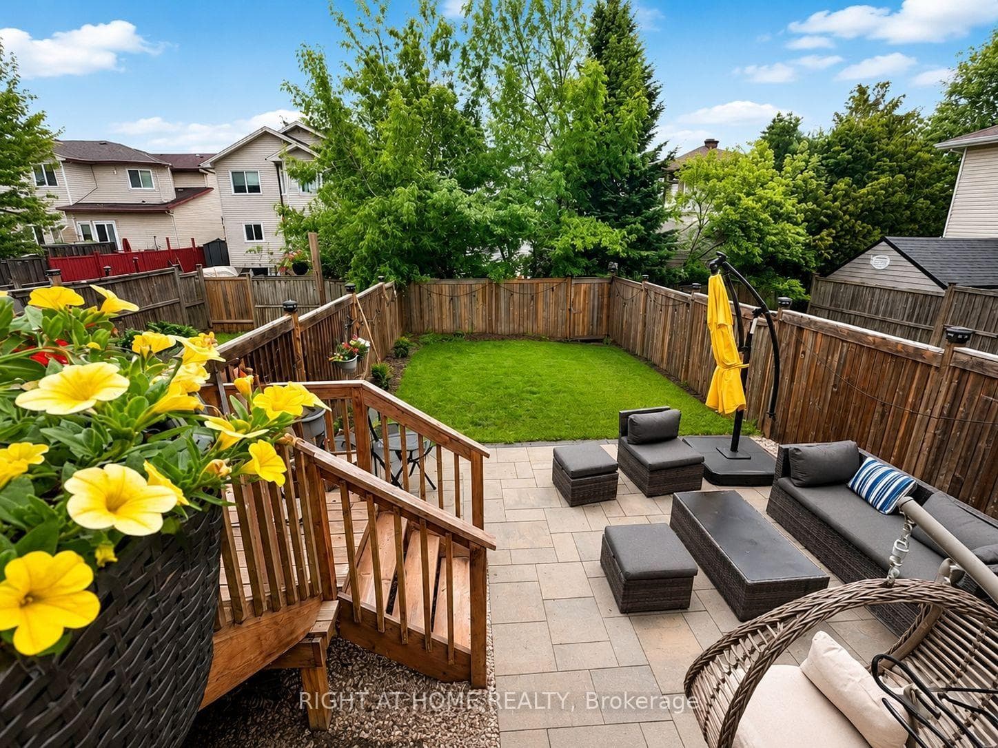 Landscaped Backyard