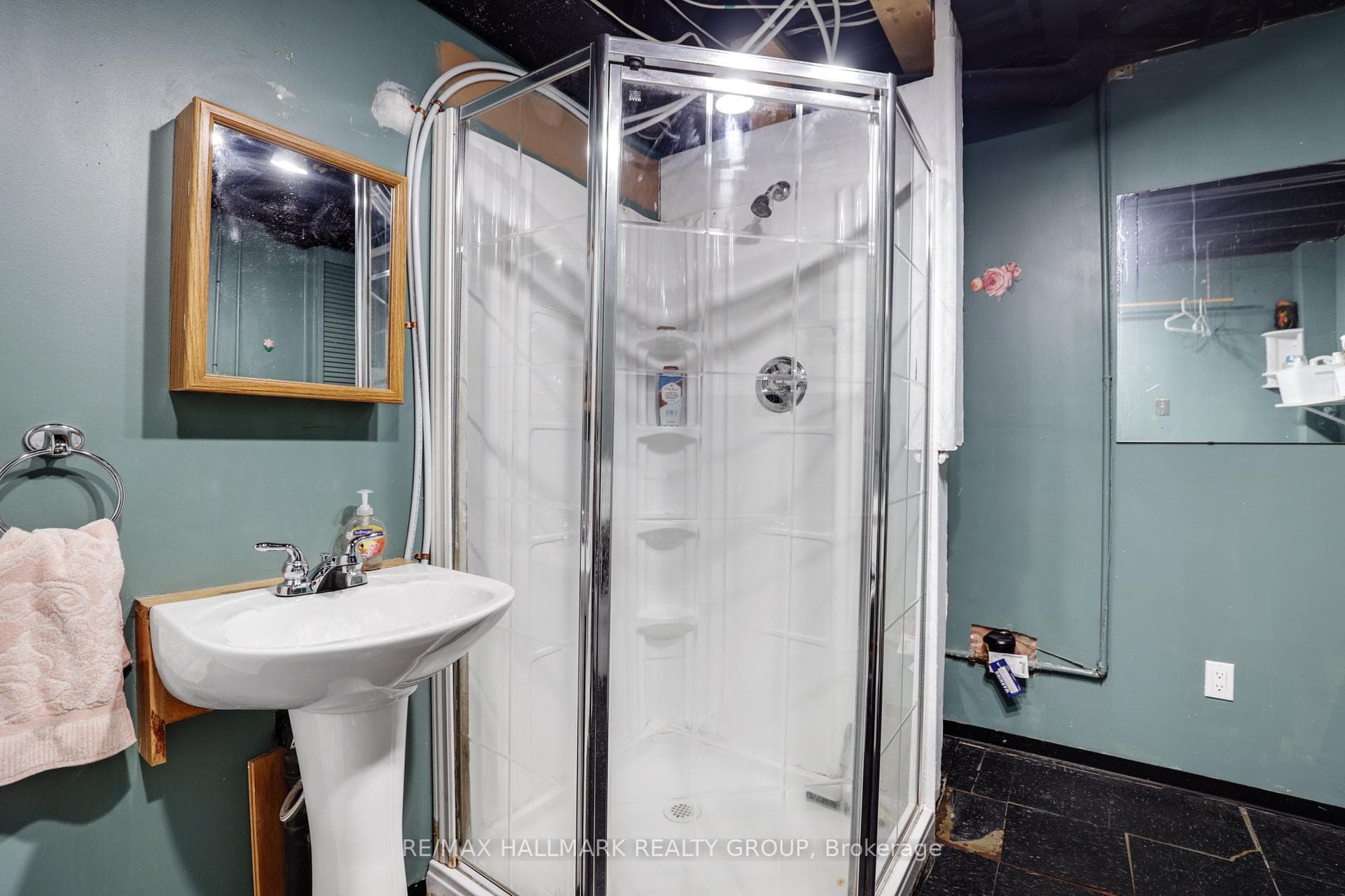 LAUNDRY | convenient basement sink & shower
