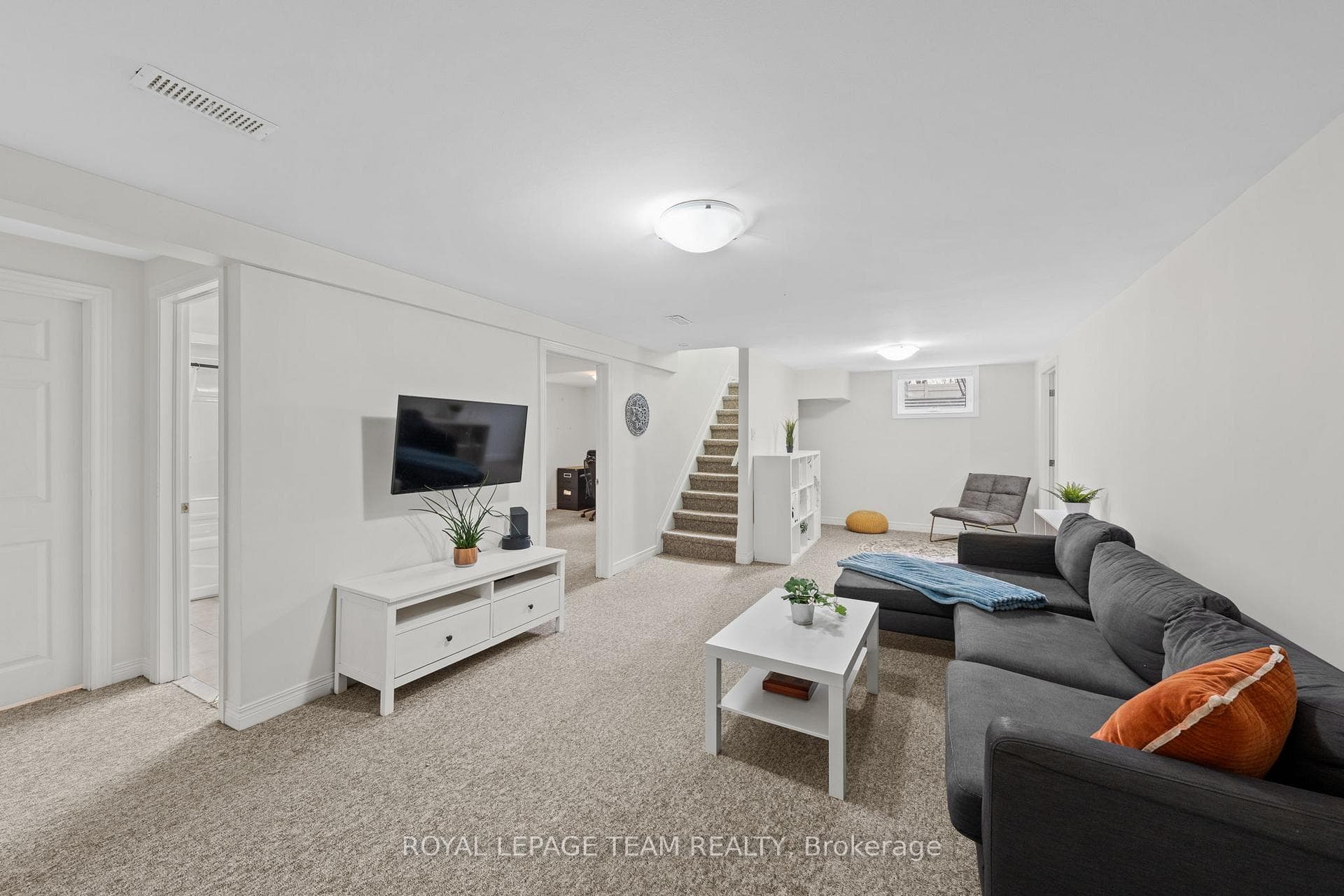Lower level family room