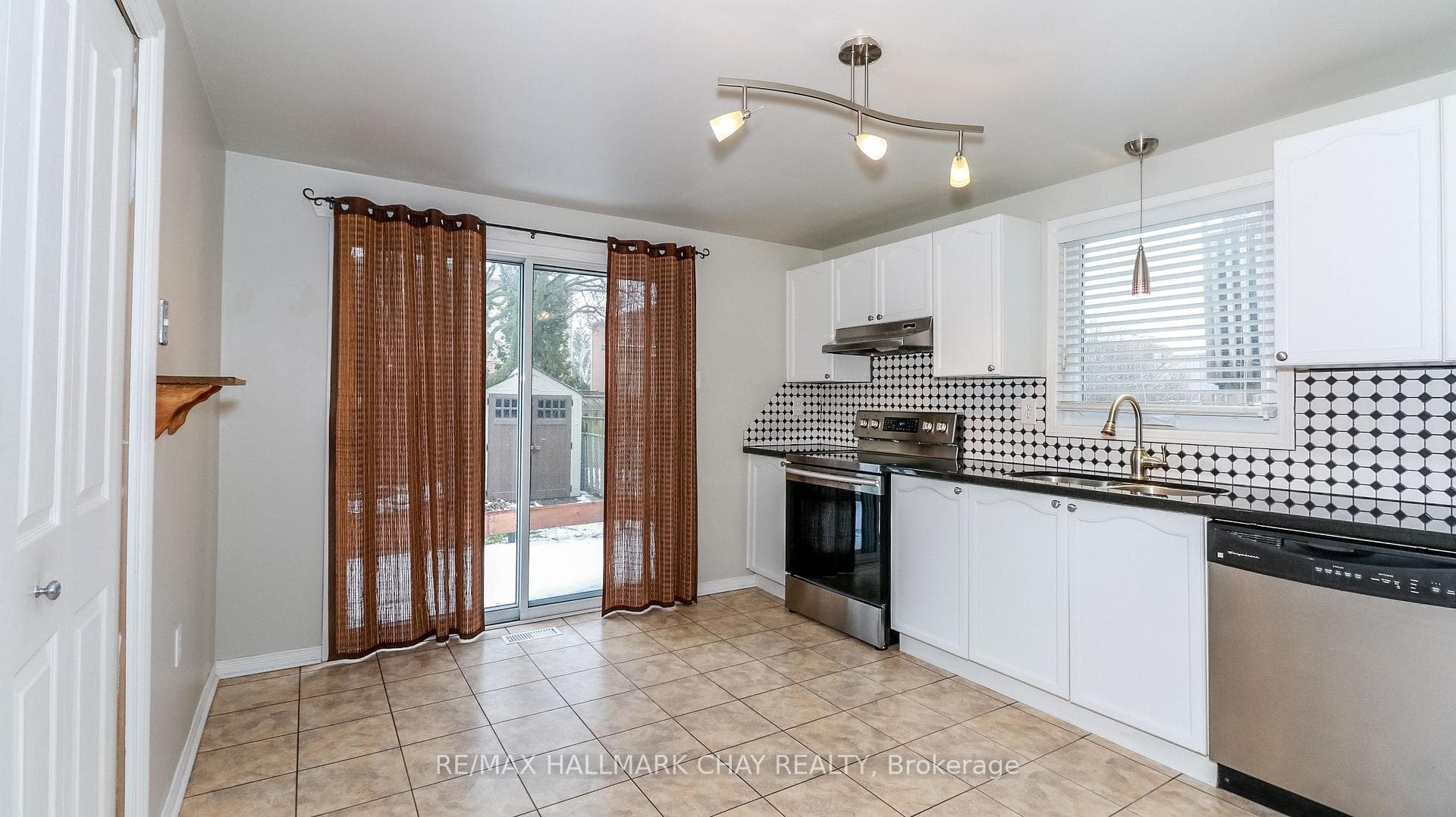 Kitchen with WO to Deck