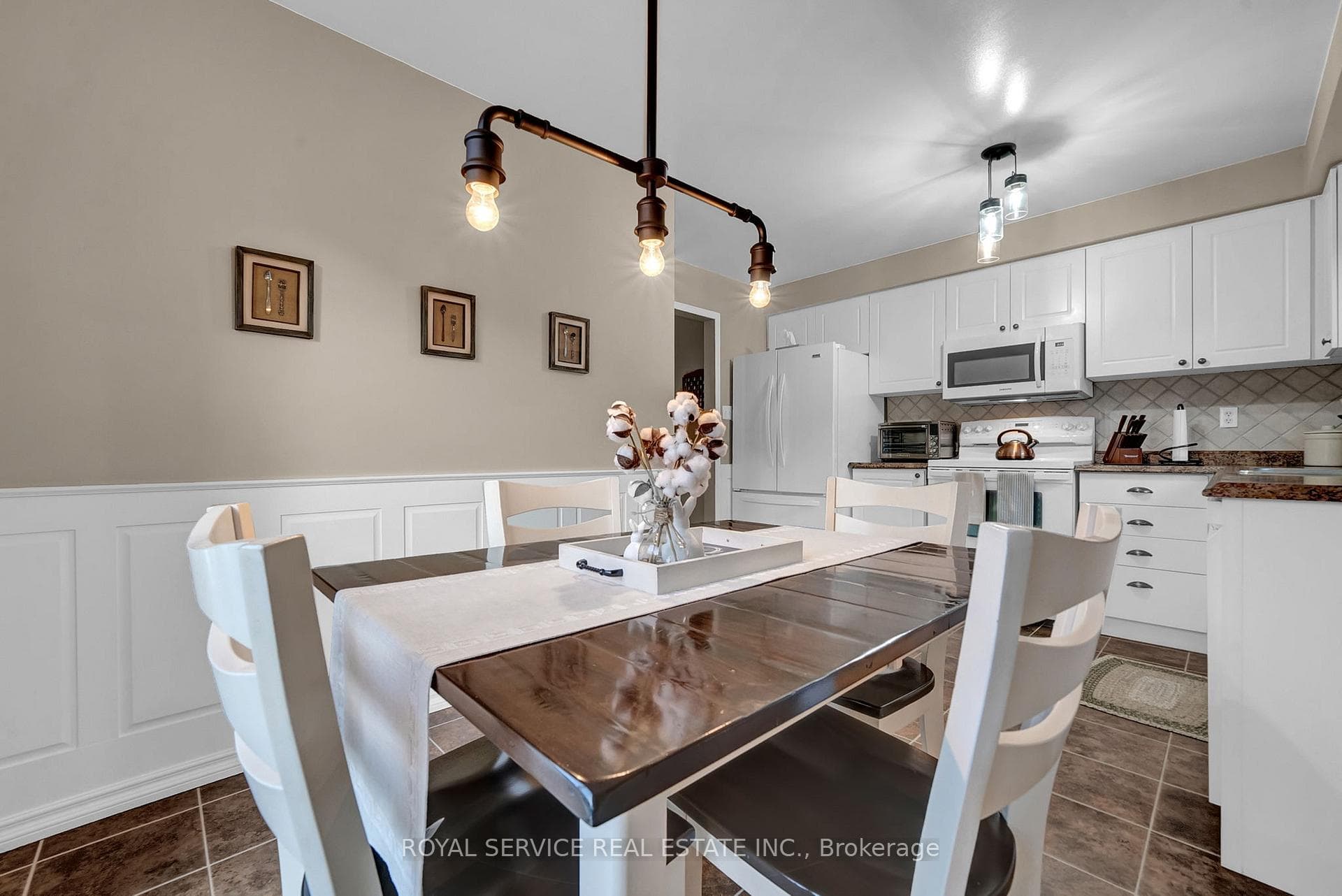 Wainscotting & Beautiful Lighting Upgrades