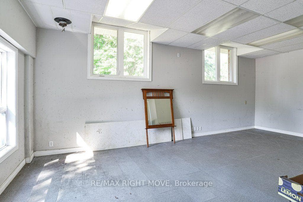Garage was converted to an office.
