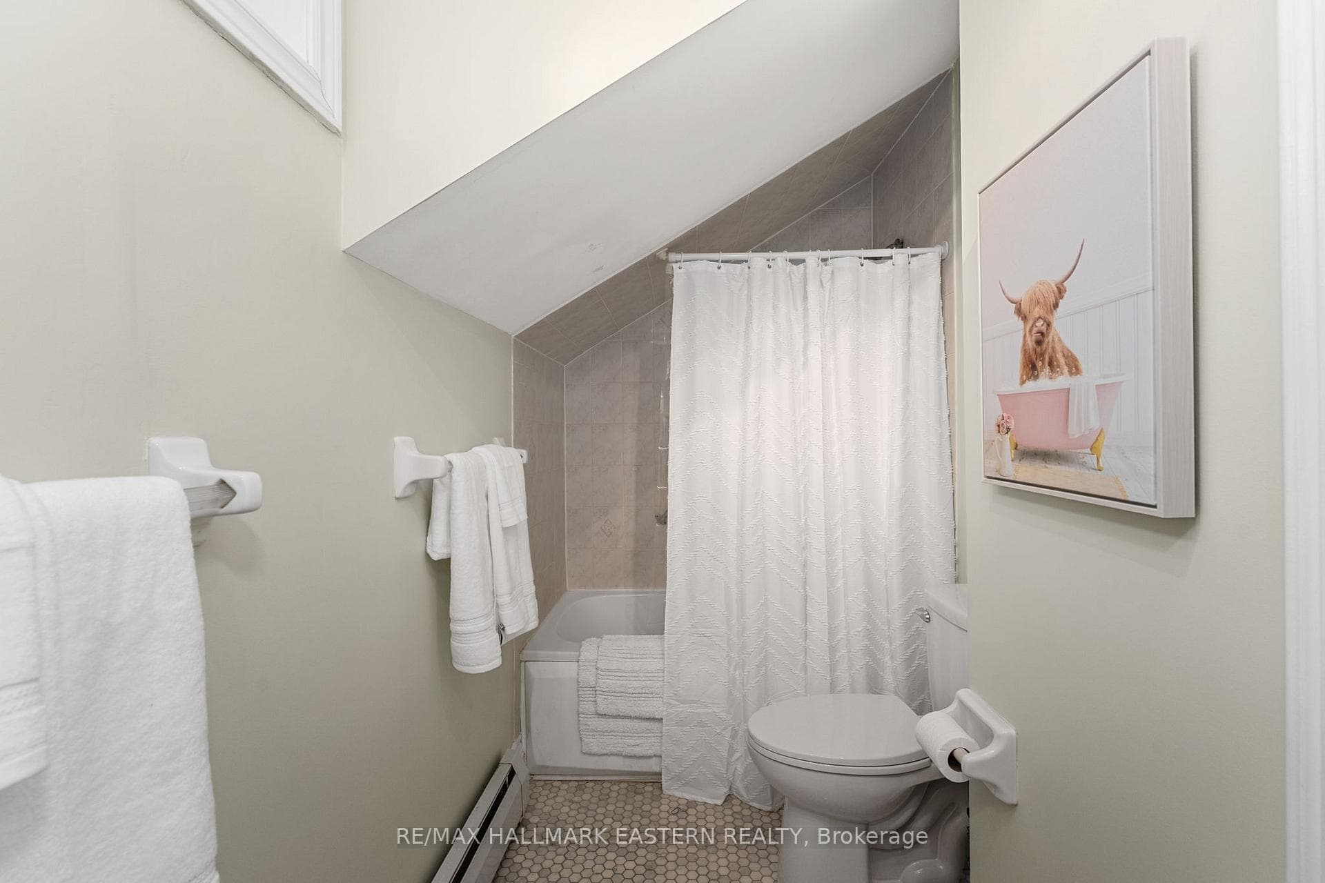 Main Bath with Marble Flooring